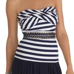 White House Black Market Wide Chain Cinch Snap Belt